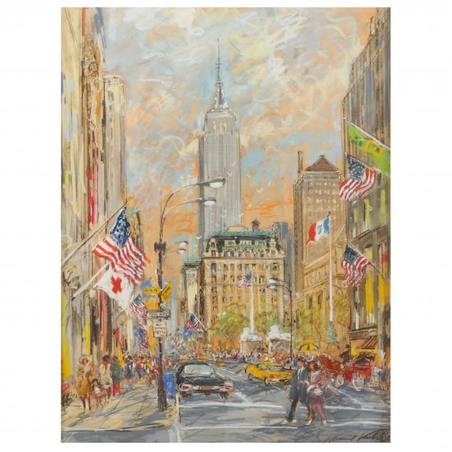 kamil-kubik-american-1930-2011-view-of-empire-state-building