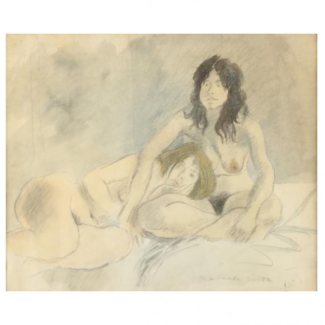 raphael-soyer-american-1899-1987-two-female-nudes