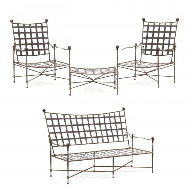 mario-papperzini-four-piece-iron-patio-set