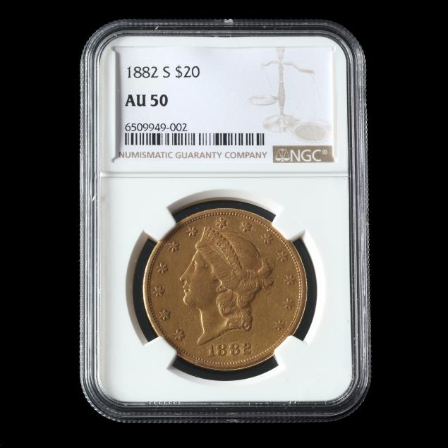 1882-s-liberty-head-20-gold-double-eagle-ngc-au50