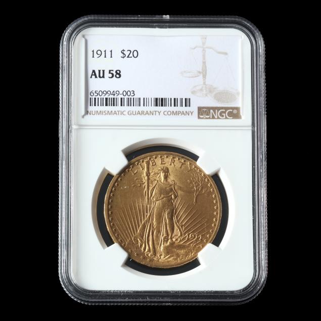 1911-saint-gaudens-20-gold-double-eagle-ngc-au58