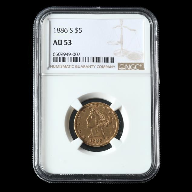 1886-s-liberty-head-5-gold-half-eagle-ngc-au53