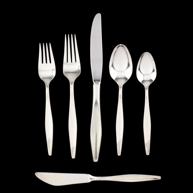 john-prip-for-reed-barton-40-piece-set-of-i-denmark-i-silverplate-flatware