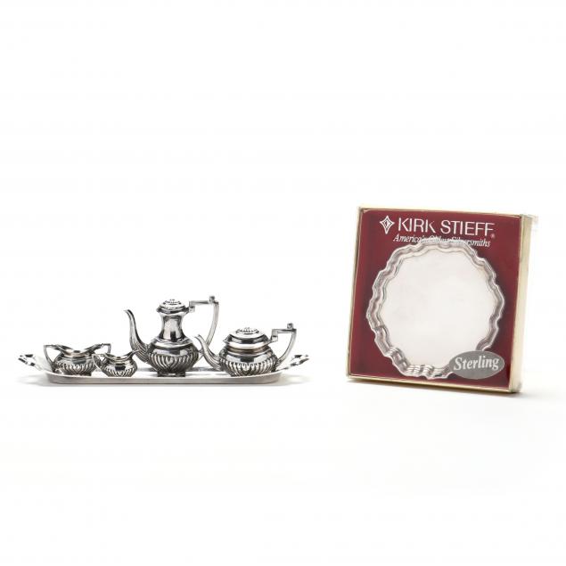 a-vintage-miniature-sterling-and-elizabeth-ii-silver-tea-set-group