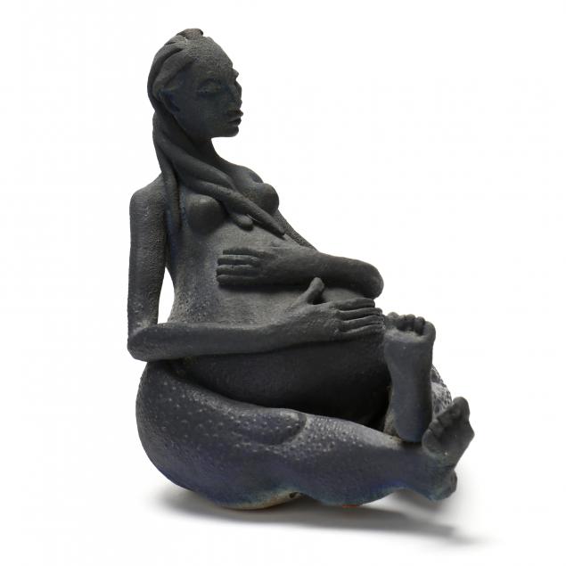frances-alvarino-norwood-nc-ceramic-figure-of-a-seated-woman