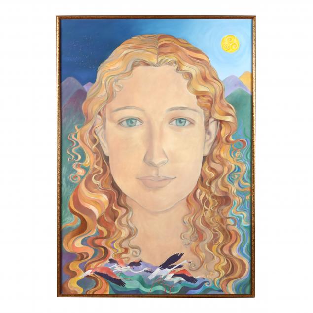 jeanne-russell-lavinder-nc-b-1952-large-portrait-of-a-woman