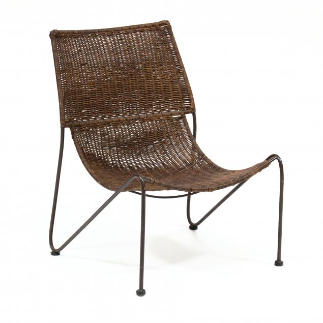 arthur-umanoff-american-1923-1985-wicker-outdoor-lounge-chair