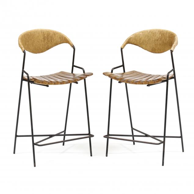 arthur-umanoff-american-1923-1985-pair-of-barstools