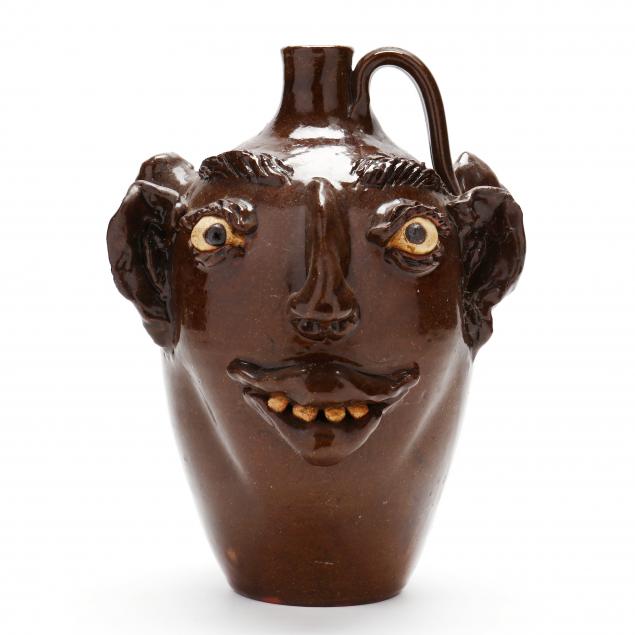 general-foister-cole-1919-1991-sanford-nc-double-sided-face-jug