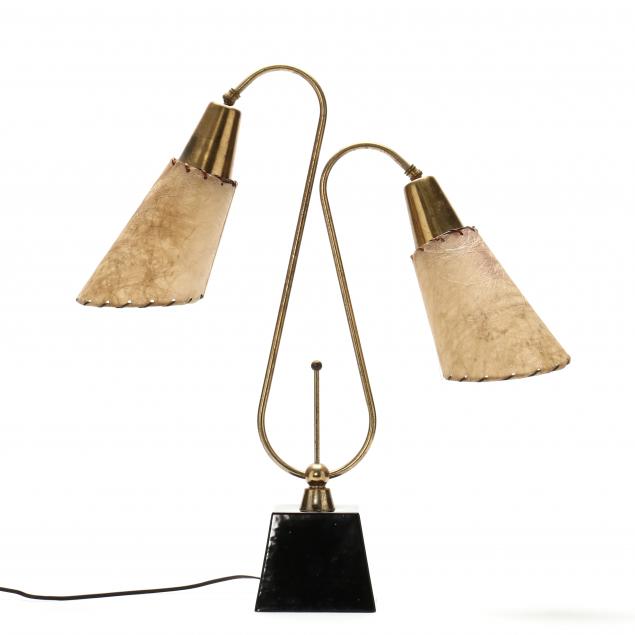midcentury-majestic-two-light-table-lamp