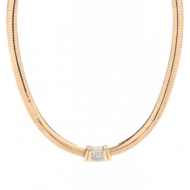 gold-omega-necklace-with-diamond-slide