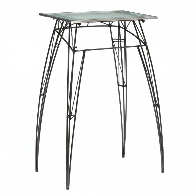 tom-chenoweth-american-20th-21st-century-industrial-steel-and-glass-lectern