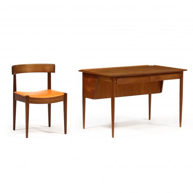 danish-modern-teak-desk-and-chair