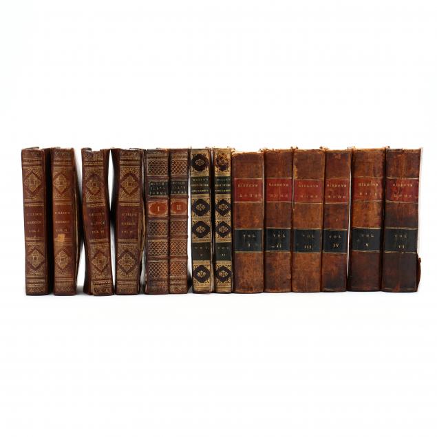 four-antique-leather-bound-sets-of-books