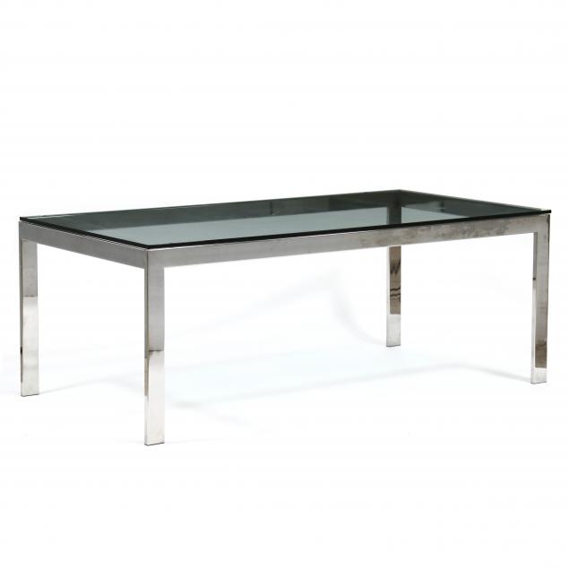 attributed-milo-baughman-american-1923-2003-chrome-and-glass-dining-table