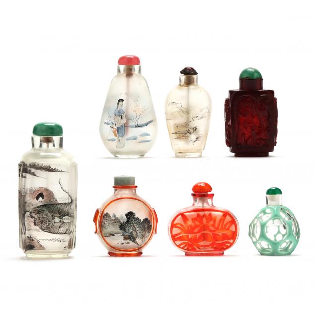 a-collection-of-seven-chinese-snuff-bottles