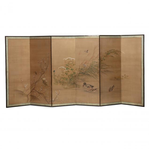 takemura-bunmin-japanese-folding-screen-with-autumn-grasses