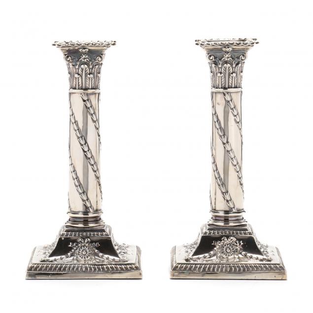 pair-of-victorian-silver-columnar-candlesticks