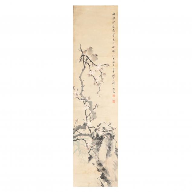 a-chinese-painting-of-birds-on-plum-blossom-branch