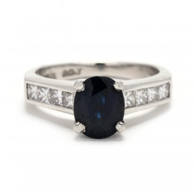 platinum-sapphire-and-diamond-ring