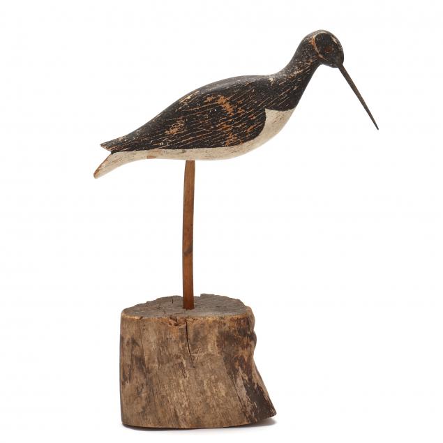 early-lumberyard-yellowlegs-on-wood-base