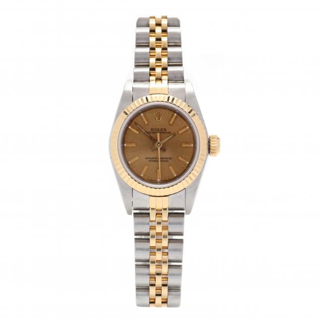 lady-s-two-tone-oyster-perpetual-watch-rolex