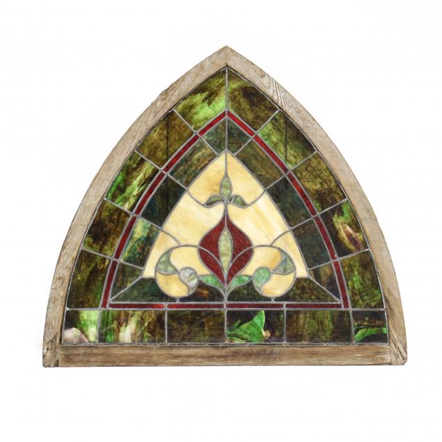 vintage-arched-stained-glass-window