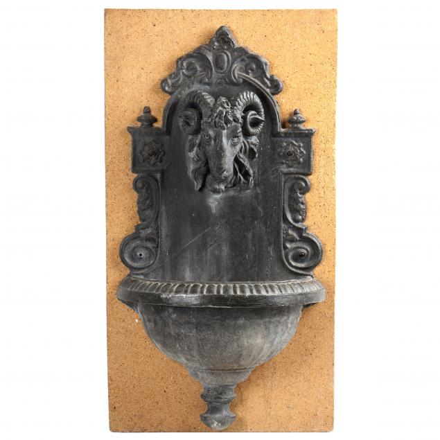 antique-cast-lead-wall-fountain