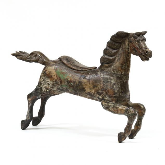 antique-carved-and-painted-wood-carousel-horse
