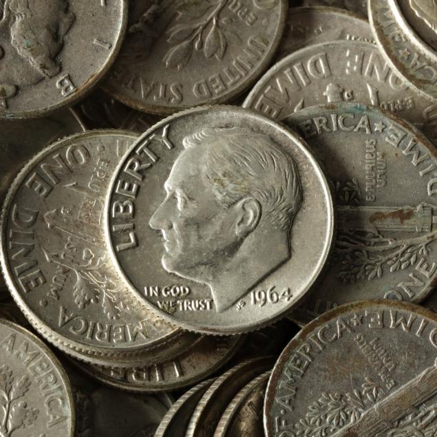 large-group-of-five-hundred-sixteen-516-20th-century-silver-dimes