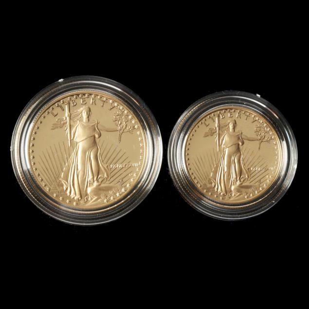 proof-1987-one-ounce-and-one-half-ounce-american-eagle-gold-bullion-coins