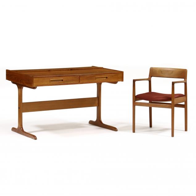 e-jacobsen-danish-modern-teak-desk-and-chair