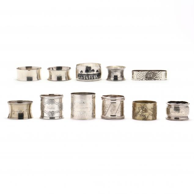 eleven-silverplate-napkin-rings