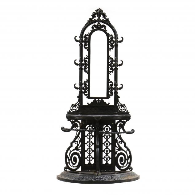 alfred-corneau-french-cast-iron-hall-tree