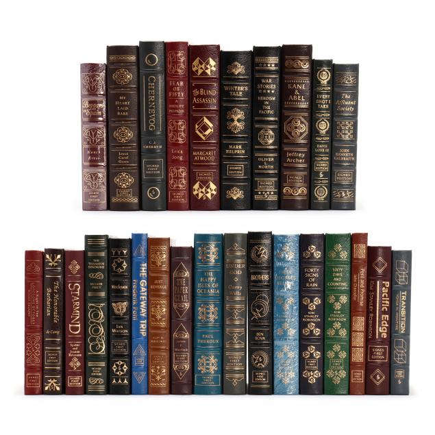 twenty-one-21-easton-press-signed-first-editions-and-six-6-signed-editions