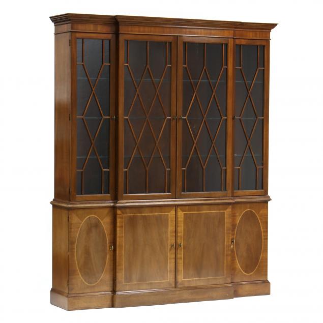 baker-georgian-style-inlaid-mahogany-breakfront