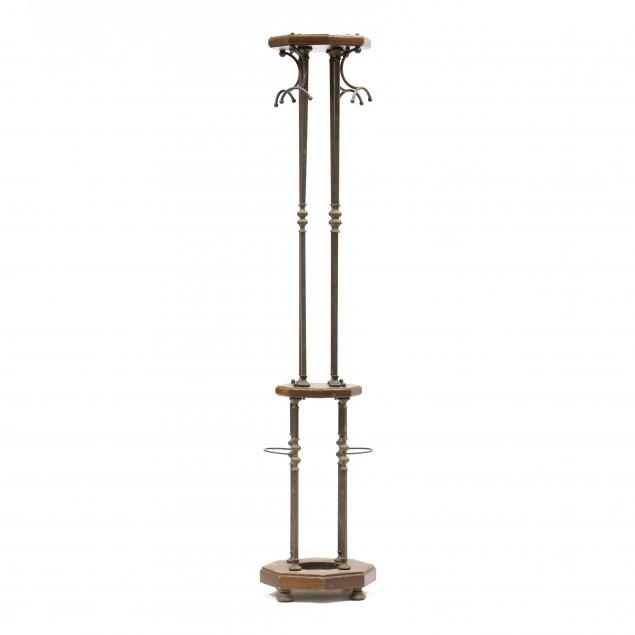 brass-and-mahogany-coat-rack