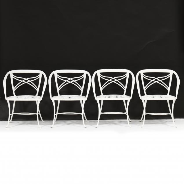 brown-jordan-set-of-four-painted-metal-patio-chairs