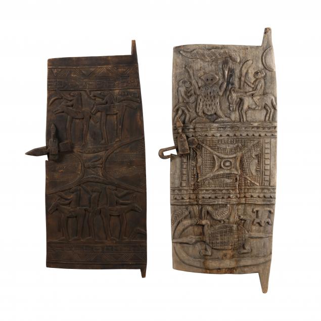 two-west-african-figural-relief-carved-wood-granary-doors