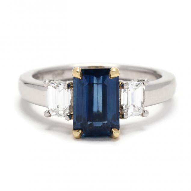 platinum-gold-sapphire-and-diamond-ring