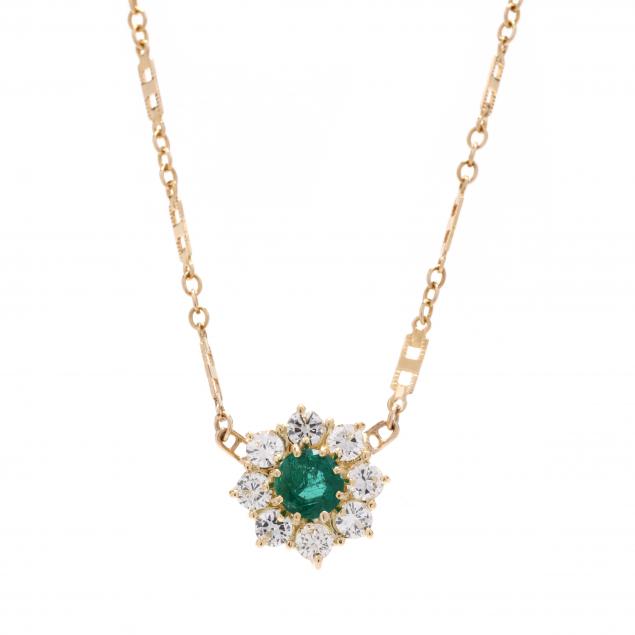 gold-emerald-and-diamond-pendant
