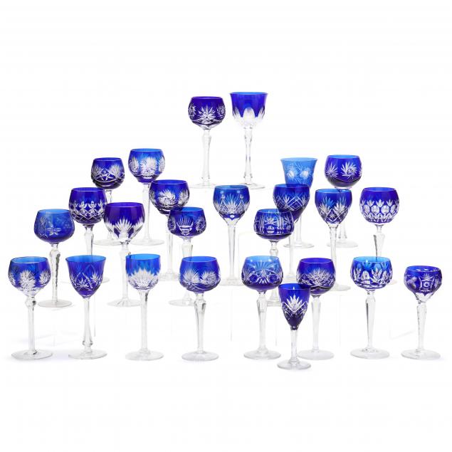 25-assorted-cobalt-cut-to-clear-glass-stems