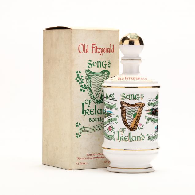 old-fitzgerald-bourbon-whiskey-in-songs-of-ireland-porcelain-decanter