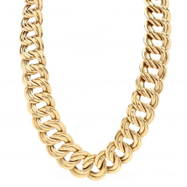 gold-link-necklace