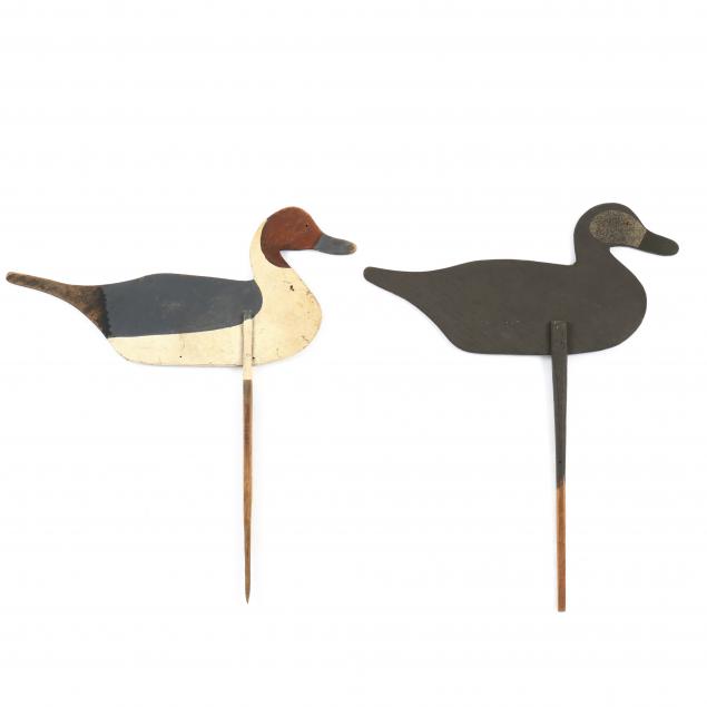 clay-fulcher-rig-silhouette-stake-up-pintail-and-black-duck