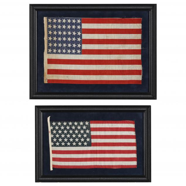 two-framed-42-star-united-states-flags