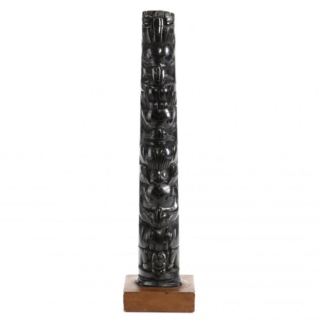 haida-carved-argillite-model-totem-pole