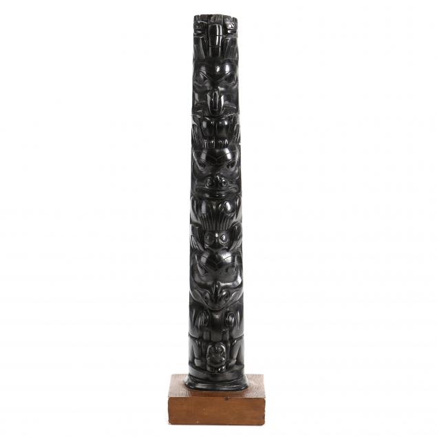haida-carved-argillite-model-totem-pole