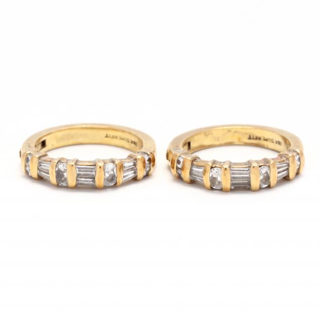 pair-of-gold-and-diamond-bands