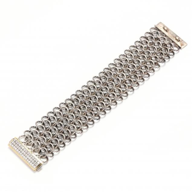 silver-gold-and-diamond-bracelet-david-yurman